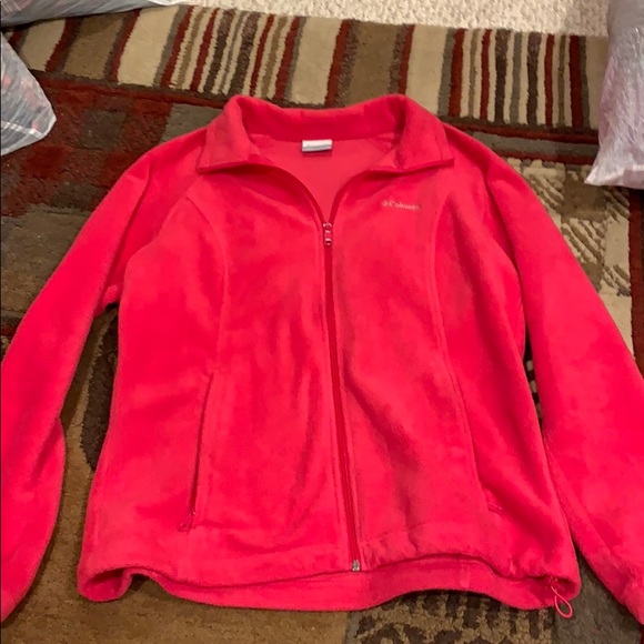 Columbia Tops - Pink Columbia fleece zip up